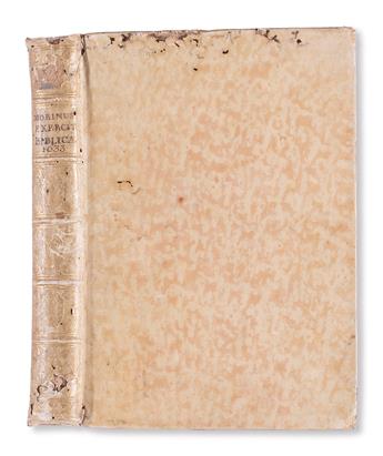 MORIN, JEAN. Masoret ha-Brit. Exercitationes biblicae de Hebraei Graecique textus sinceritate . . . pars prior.  1633